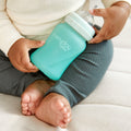 Glass Baby Bottle Healthy+ 150 ml Mint Green - Everyday Baby