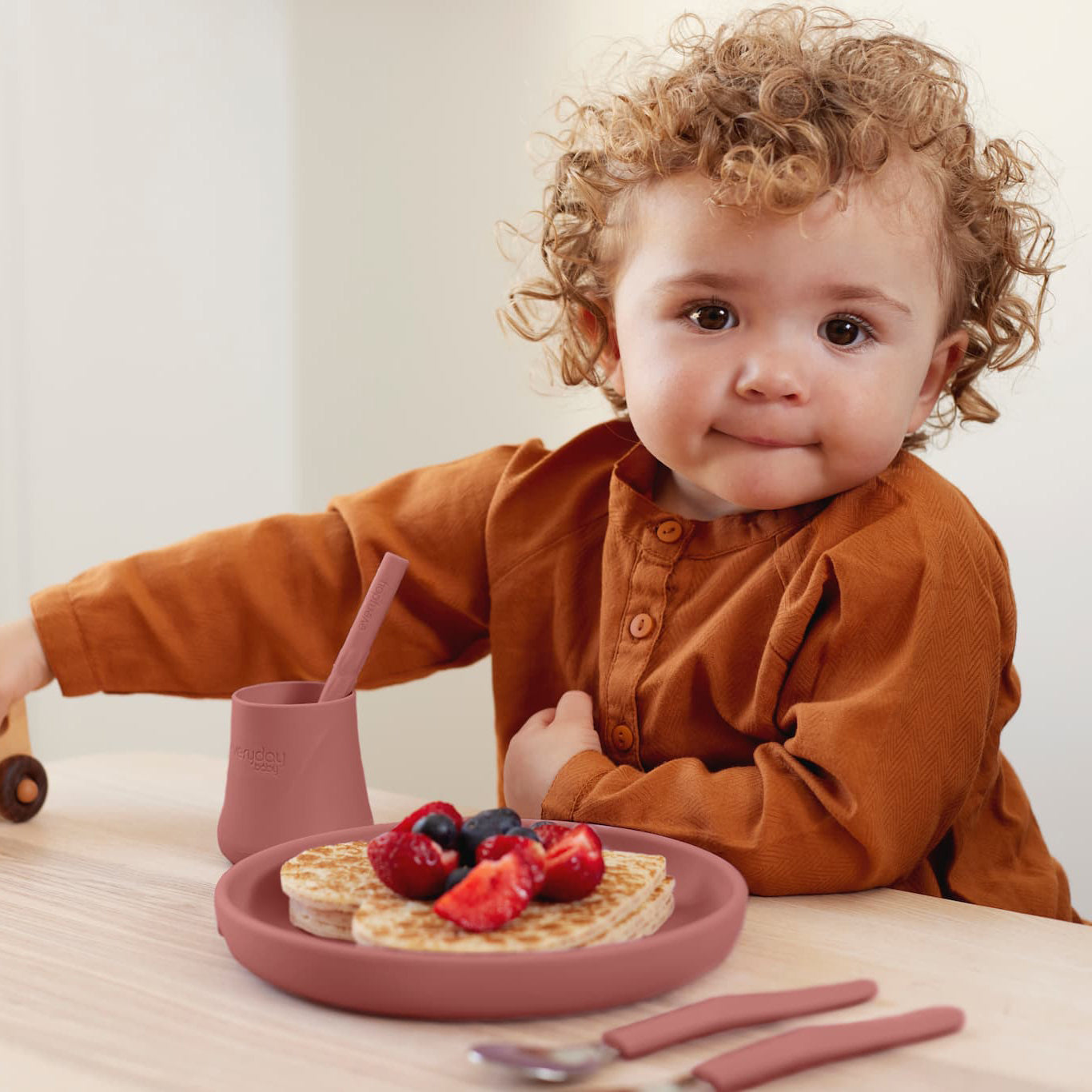 Silicone Cup 2-pack Nature Red - Everyday Baby