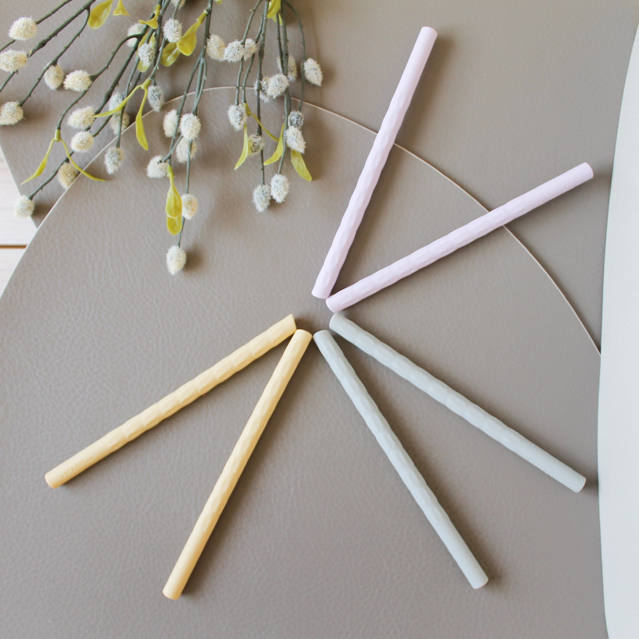 Silicone Straws for Kids and Adults 6-pack