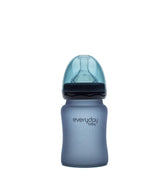 Glass Baby Bottle Heat Sensing 150 ml Blueberry - Everyday Baby