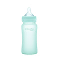 Glass Baby Bottle 240 ml Mint Green - Everyday Baby