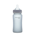 Glass Baby Bottle 240 ml Quiet Grey - Everyday Baby